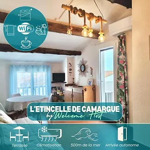 Plage, Centre Ville, Terrasse Appartement Les Saintes-Maries-de-la-Mer